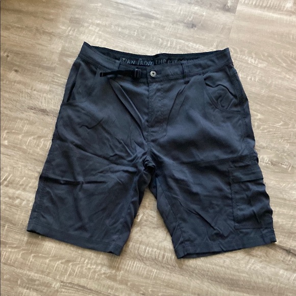 Mens PRANA size 34 shorts BRAND NEW Charcoal Gray - Picture 1 of 4